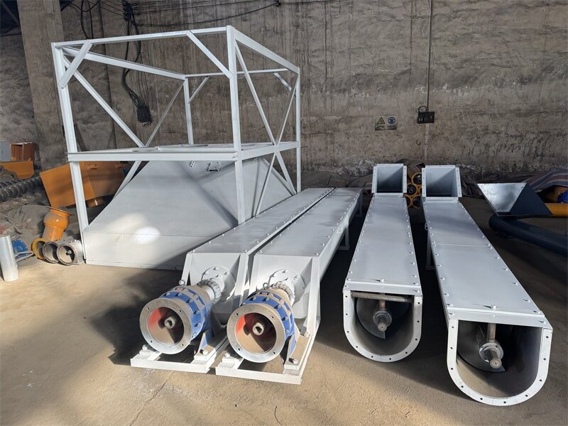 客户定制螺旋输送机生产完成